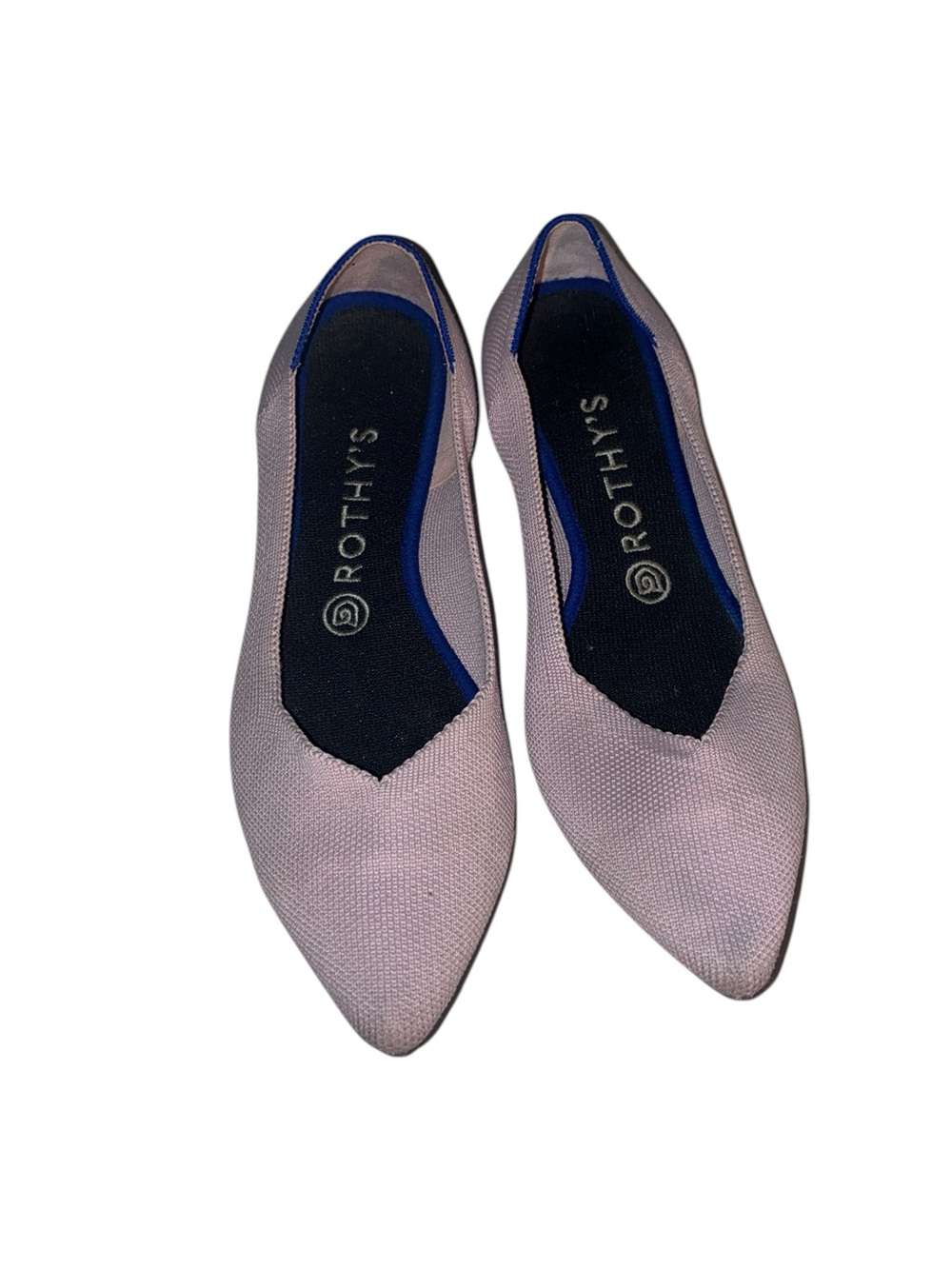 Rothy’s The Point Lilac Purple Knit Pointed Toe Flats - Women’s Size 9